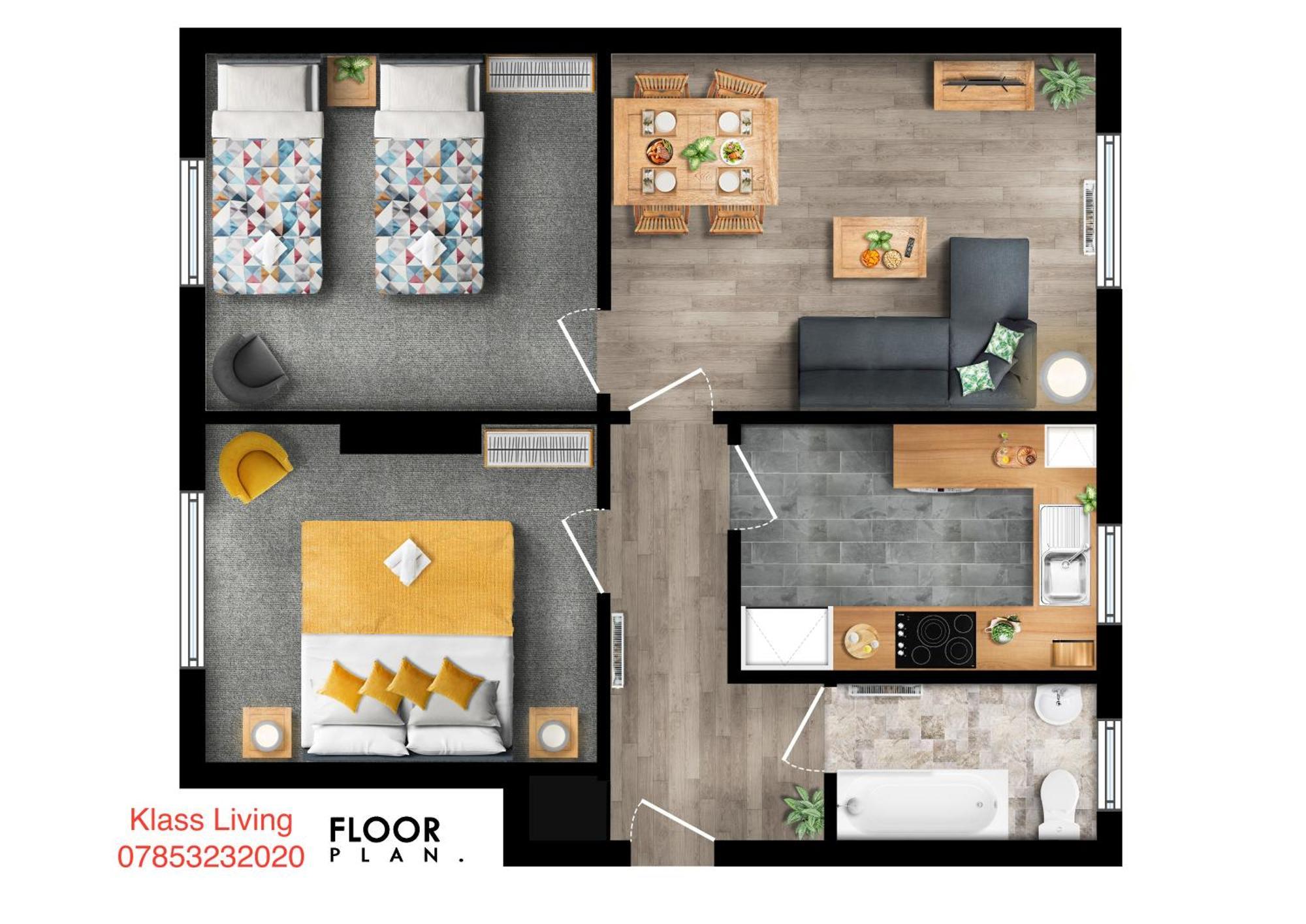 Anderson By Klass Living Apartment Motherwell